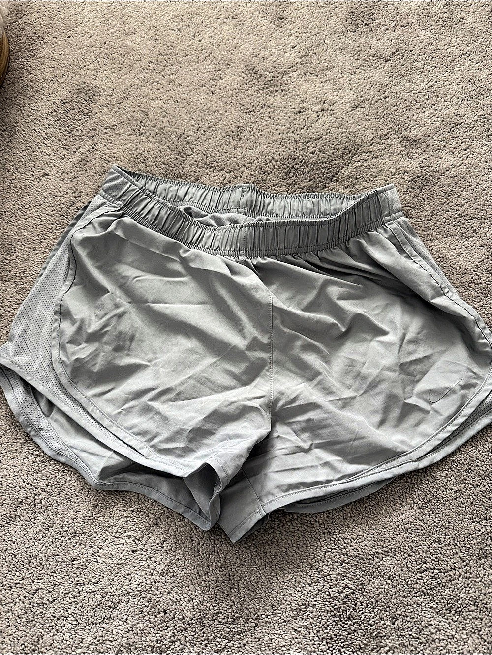 Nike Dri-FIT Tempo Running Shorts Gray Medium